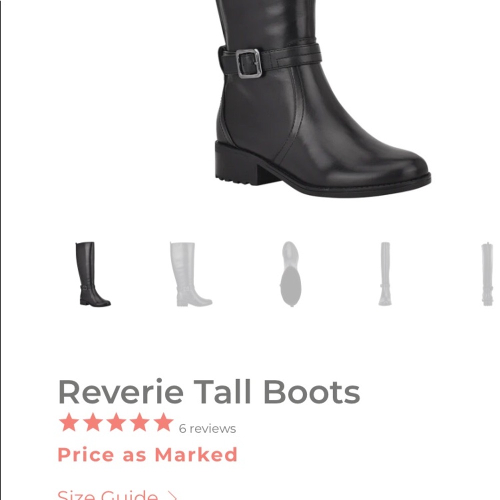Easy Spirit Reveire Black Tall Boots 9.5 M